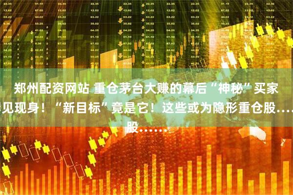 郑州配资网站 重仓茅台大赚的幕后“神秘”买家罕见现身！“新目标”竟是它！这些或为隐形重仓股……